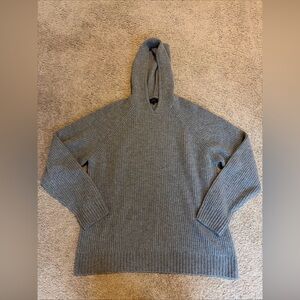 Mens Quince 100% Mongolian Cashmere Hooded Pullover Sweater Size XL Fisherman